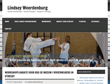 Tablet Screenshot of lindseyweerdenburg.nl